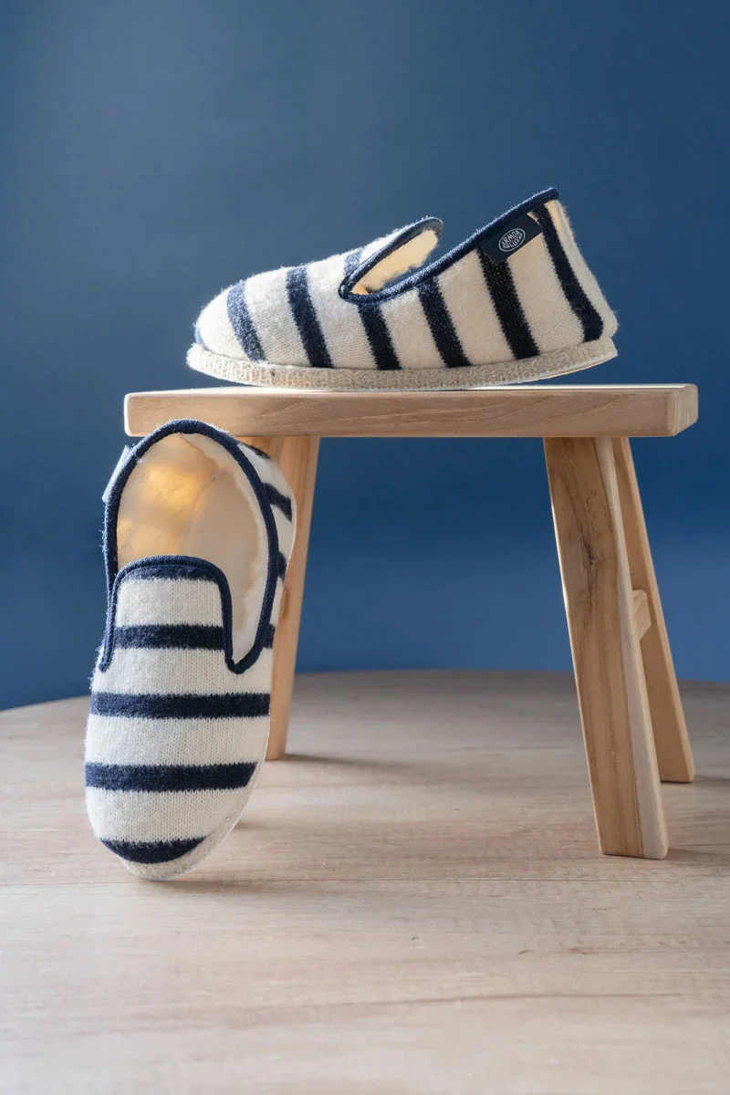 Verified Chaussons rayés Maoutig du 35 au 43 – laine Outstanding
