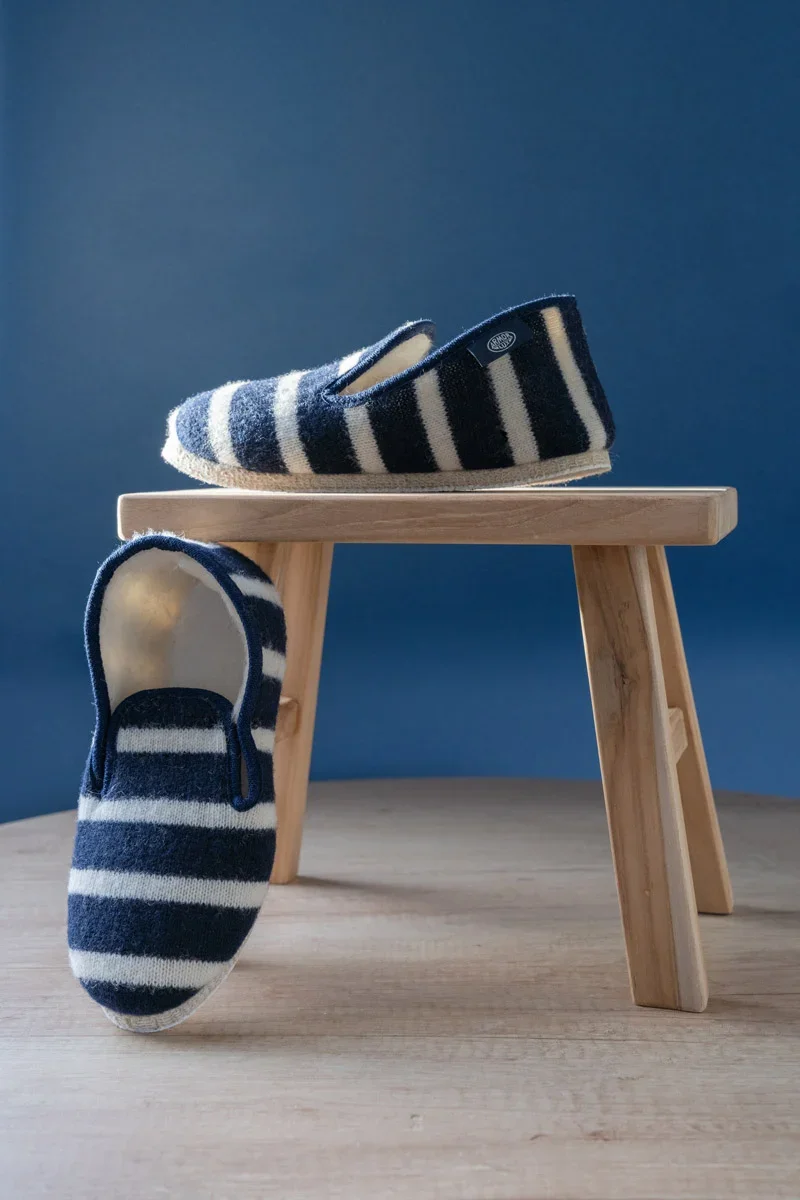 Advanced Chaussons rayés Maoutig du 35 au 43 – laine Smart