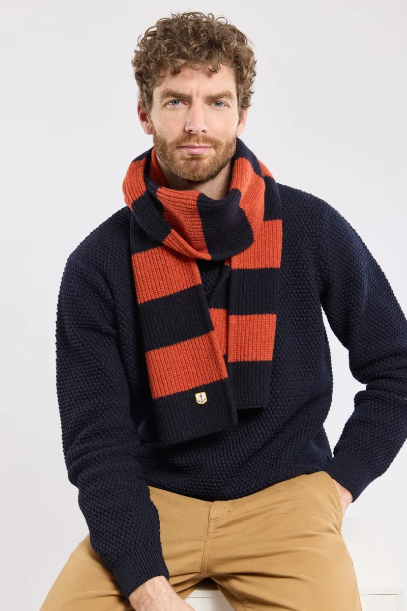 Efficient Echarpe rayée – Lambswool Elegant