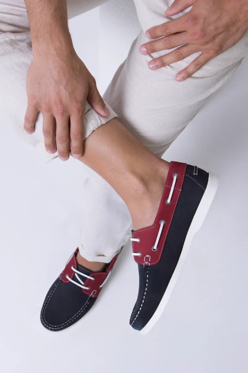 Minimalist Frehel boat shoes – leather Long-Lasting