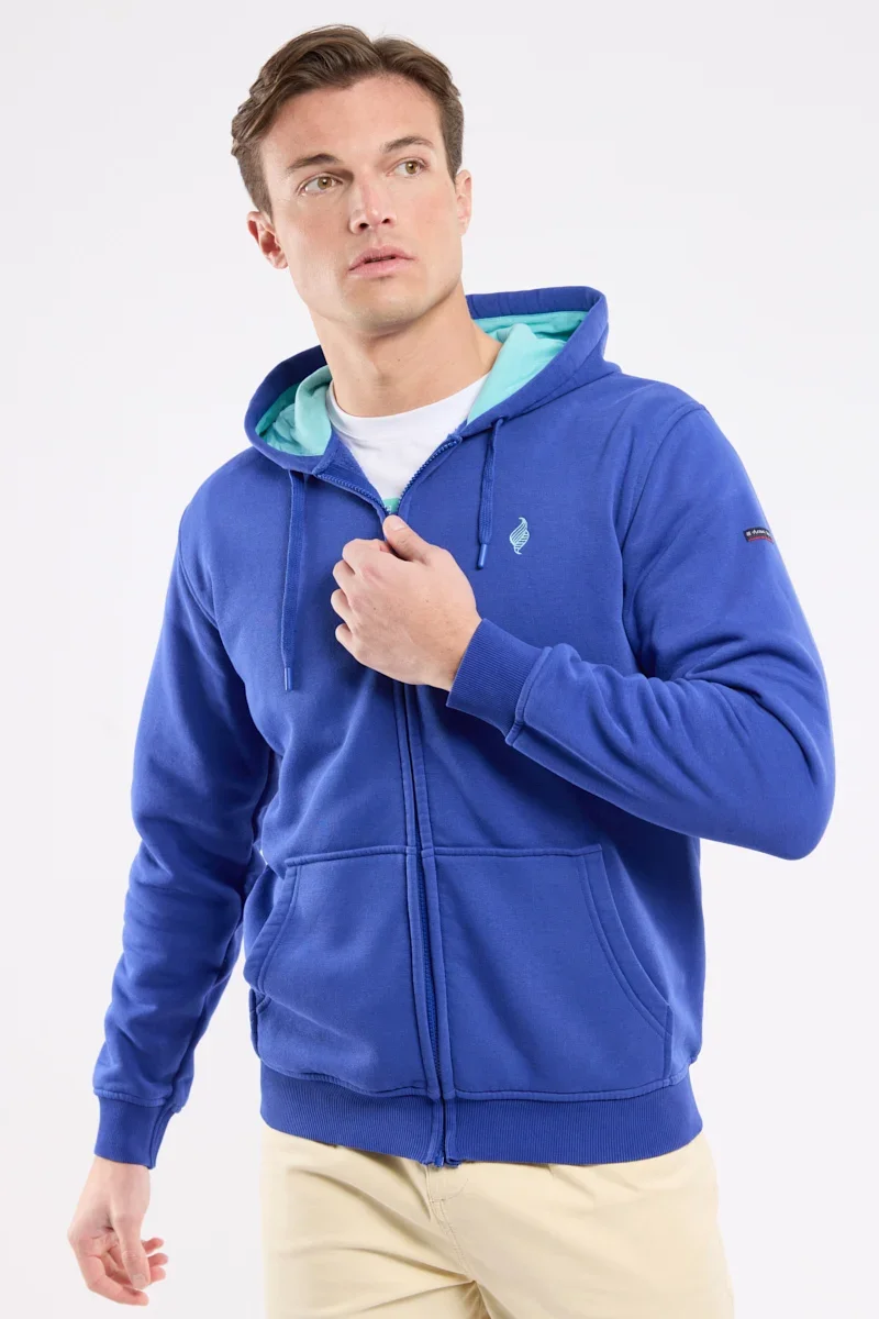 Fashionable Sweat zippé sérigraphié – Route du Rhum – Destination Guadeloupe Recyclable