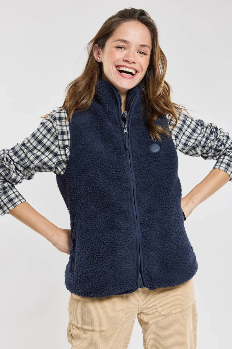 Trusted MACAEL sleeveless fleece Fine Crafted