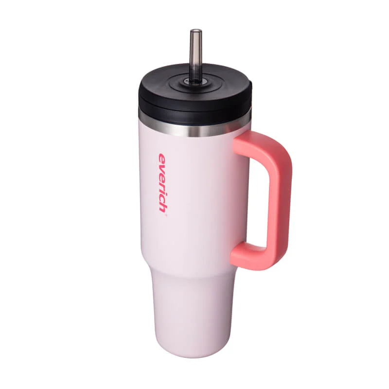 Trendy 40oz Insulated Tumbler with Lockable Straw Lid 19317B Recyclable
