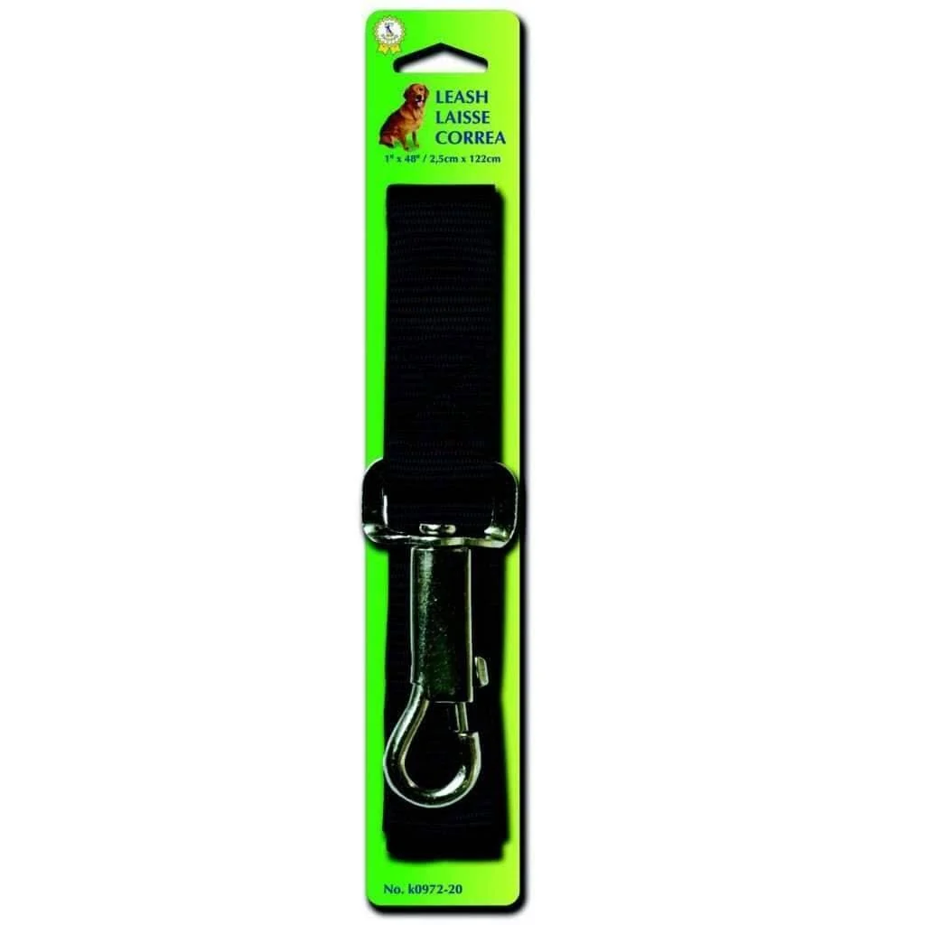Versatile Leash-nylon 48 X .1 Black User-Friendly