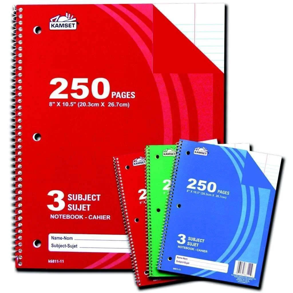 Minimalist Spiral Book – 250 Natural
