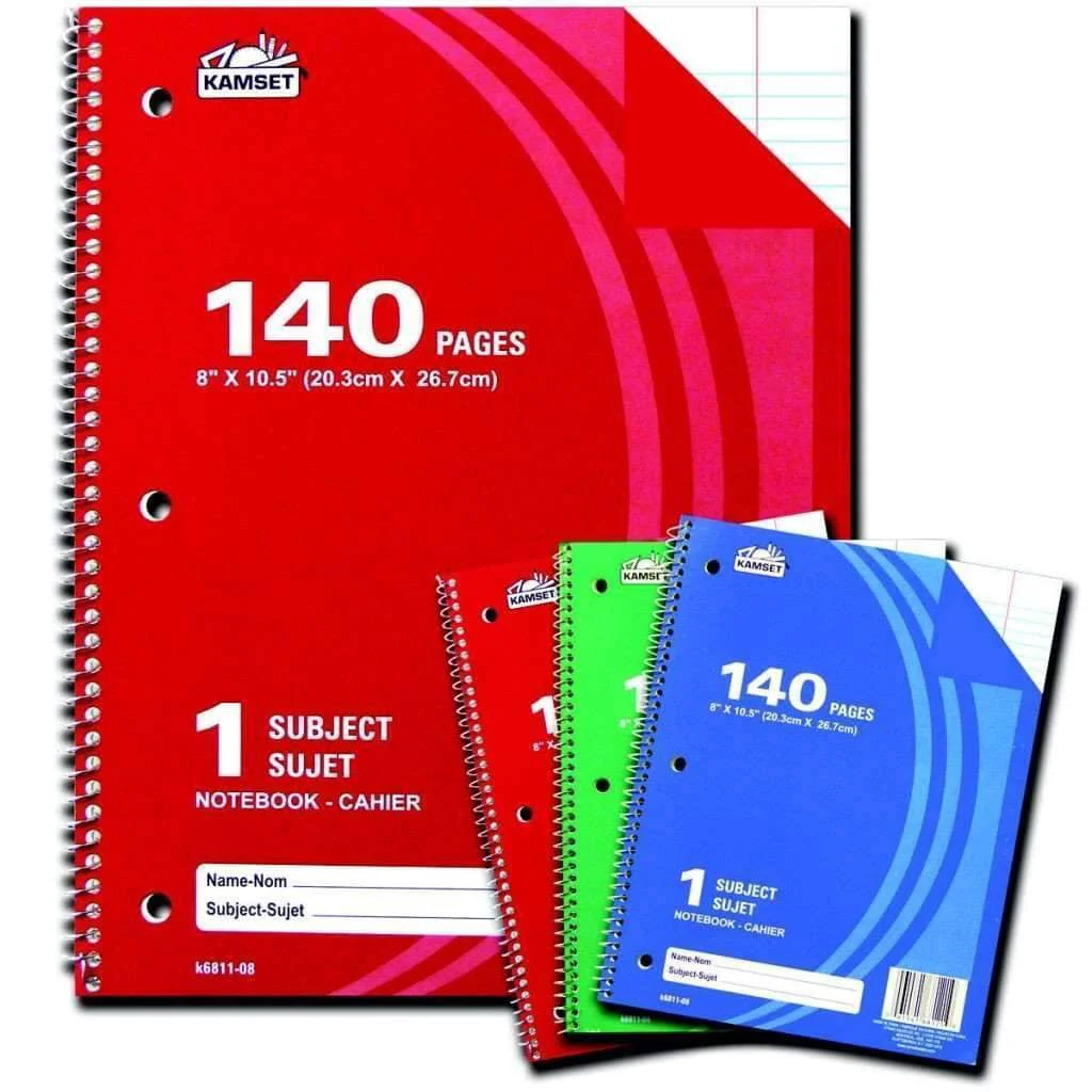 Environmentally Friendly Spiral Book – 140 Professional