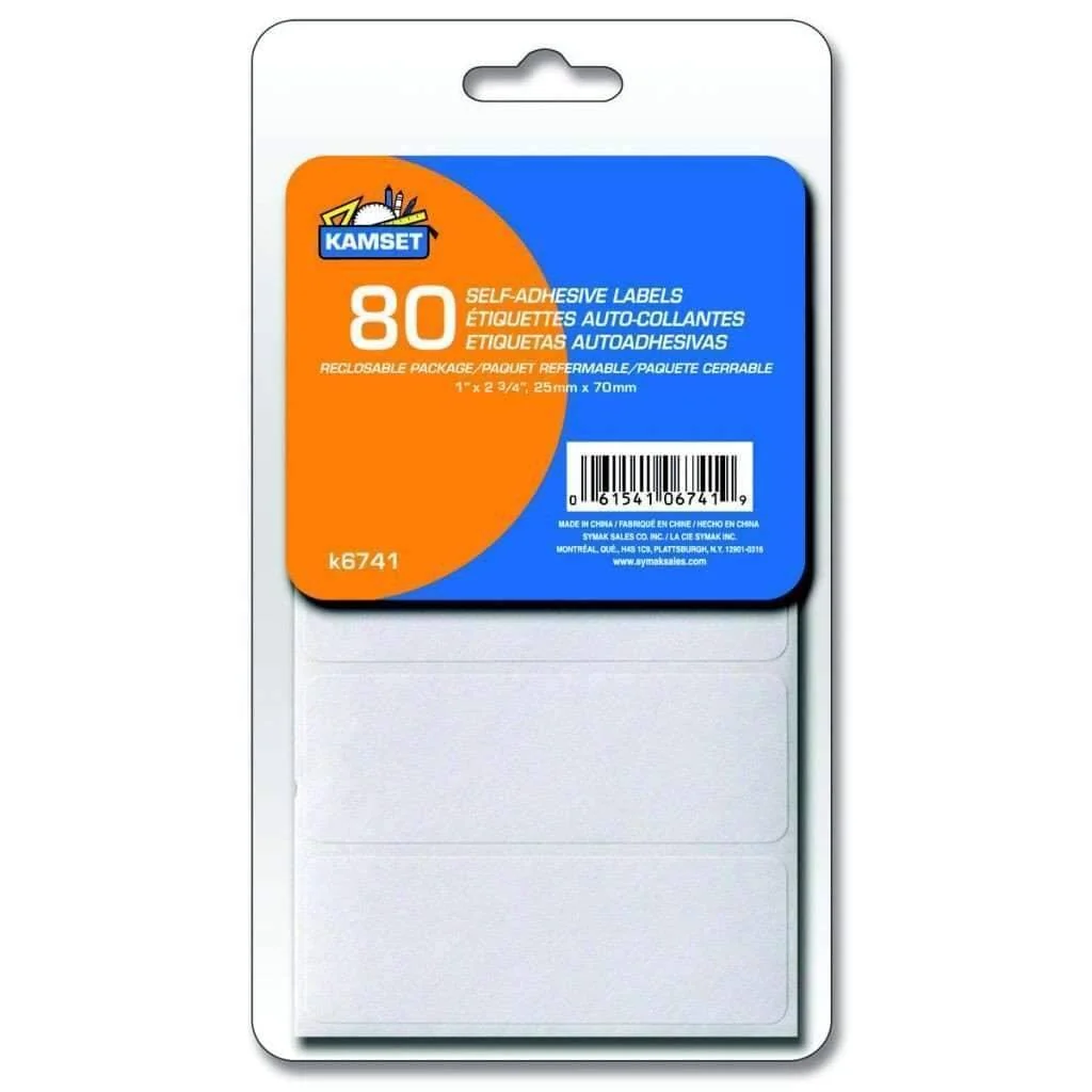 Selected 80 self-adhesive Labels 1 Premium