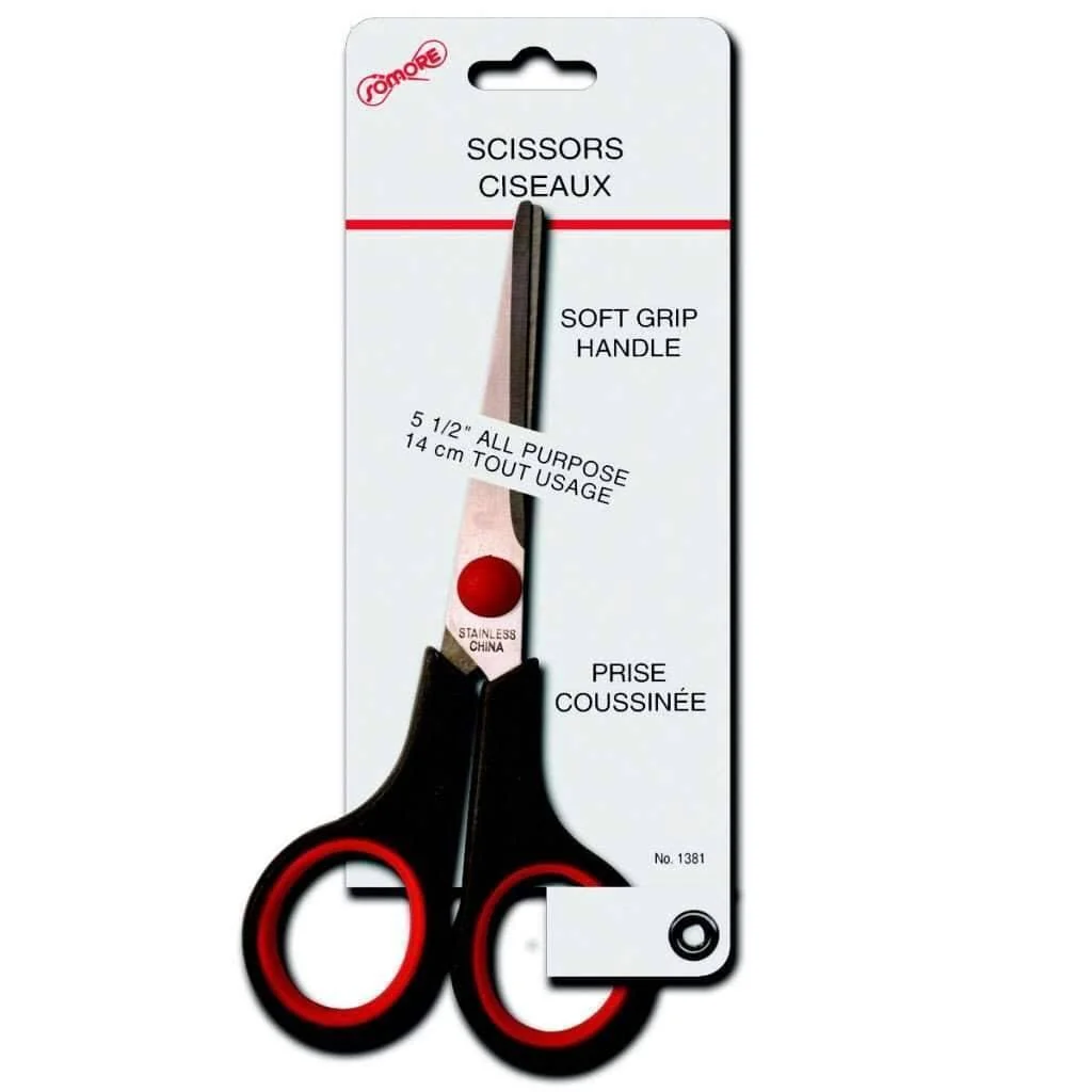 Recyclable Scissors 5 1 2in Soft Grip Handle Practical