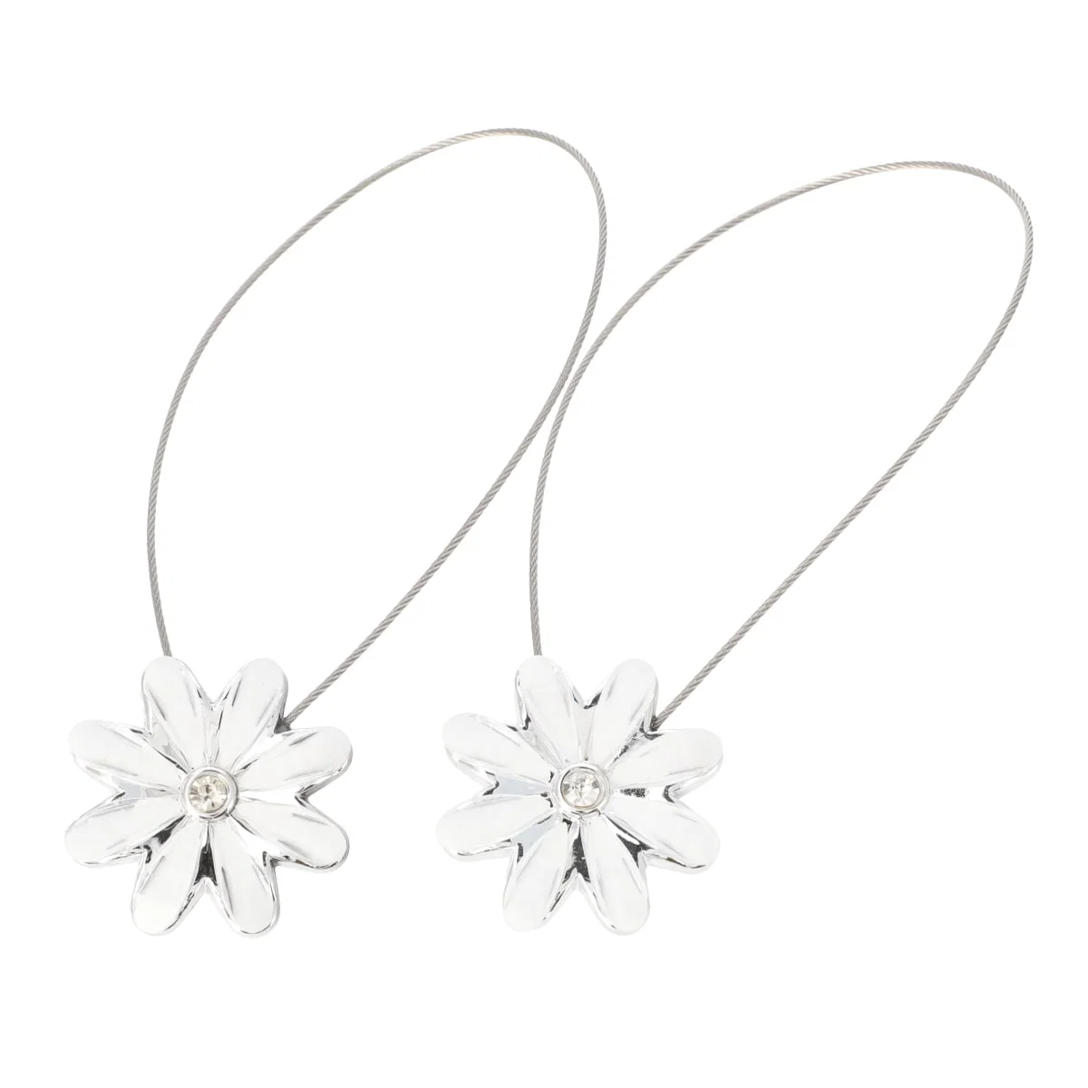 Detailed MAGNET TASSEL FLEUR WH 2P Unique