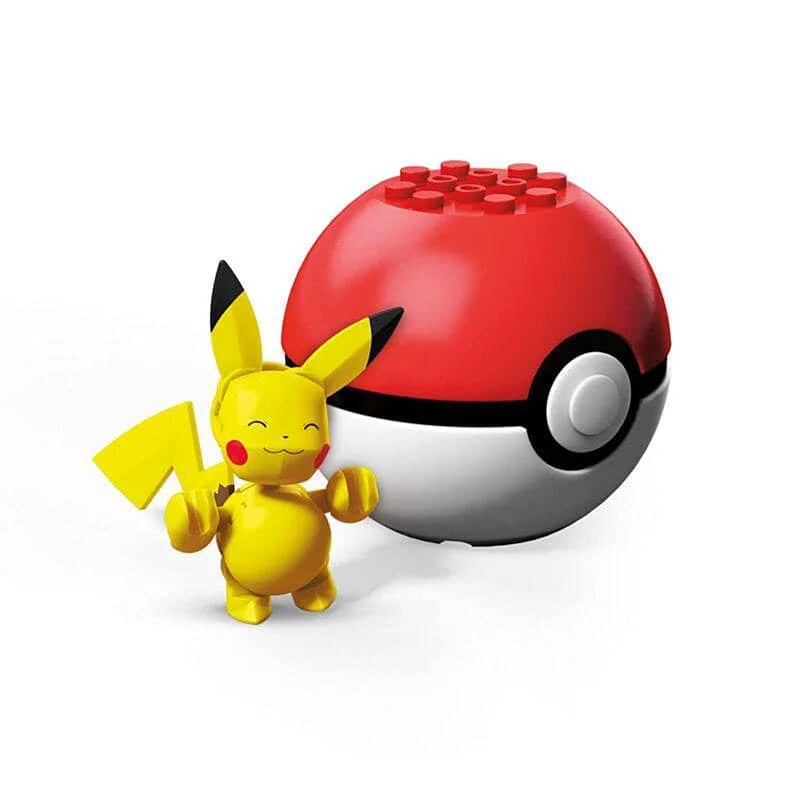 Innovative Mega Construx – Pokeball with Pokemon Premium