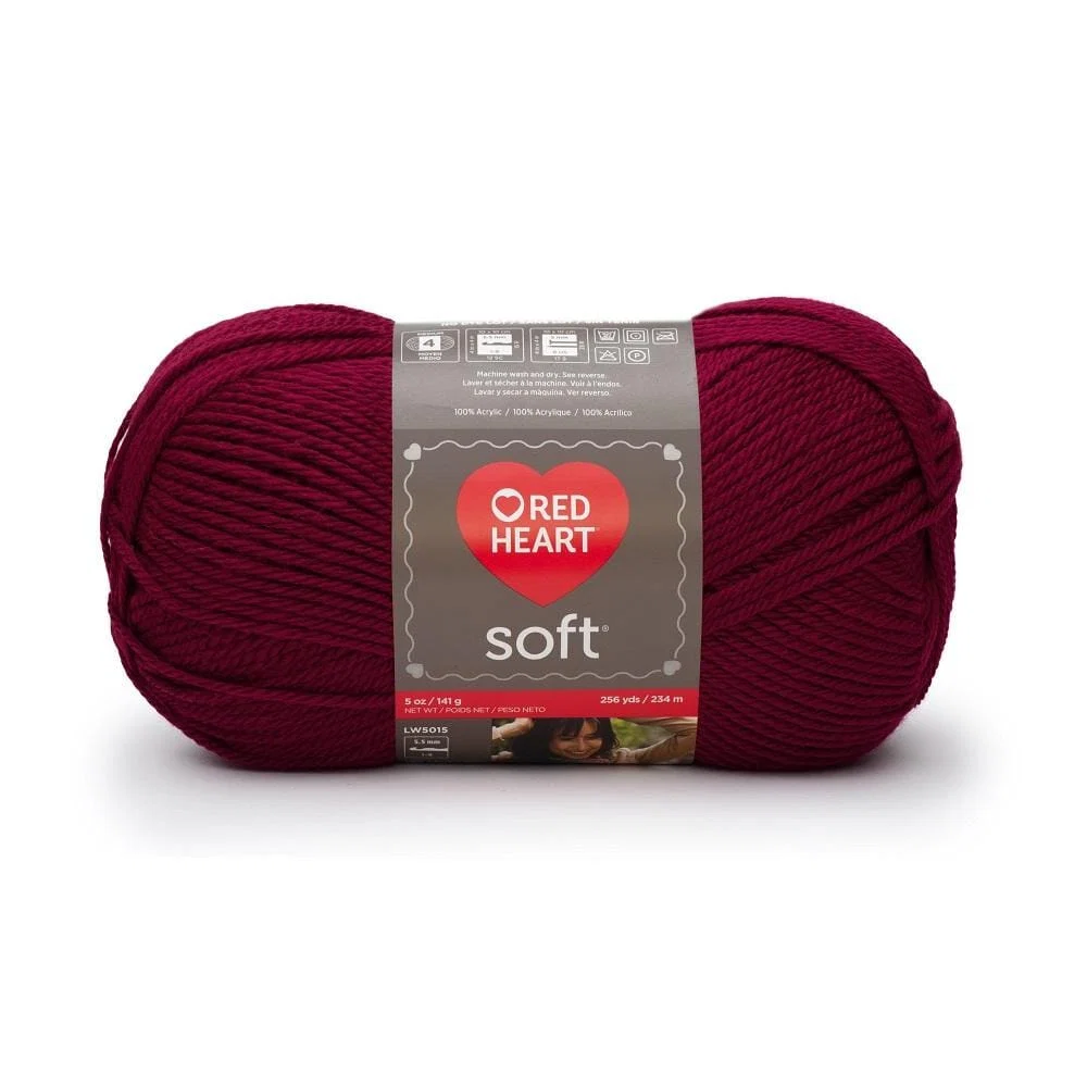 Red Heart Soft Yarn Wine Artisan