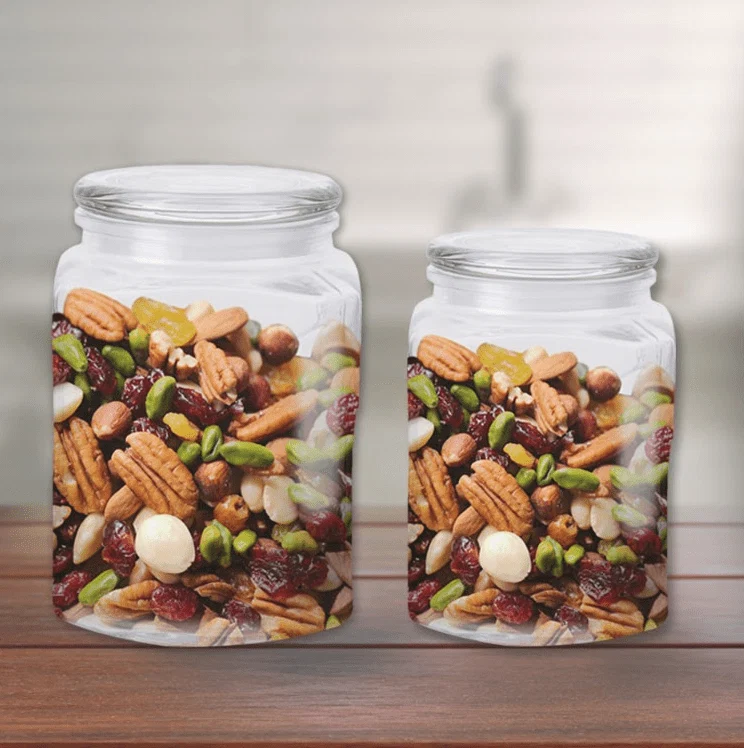 Innovative Glass Canister with Lid Luxury