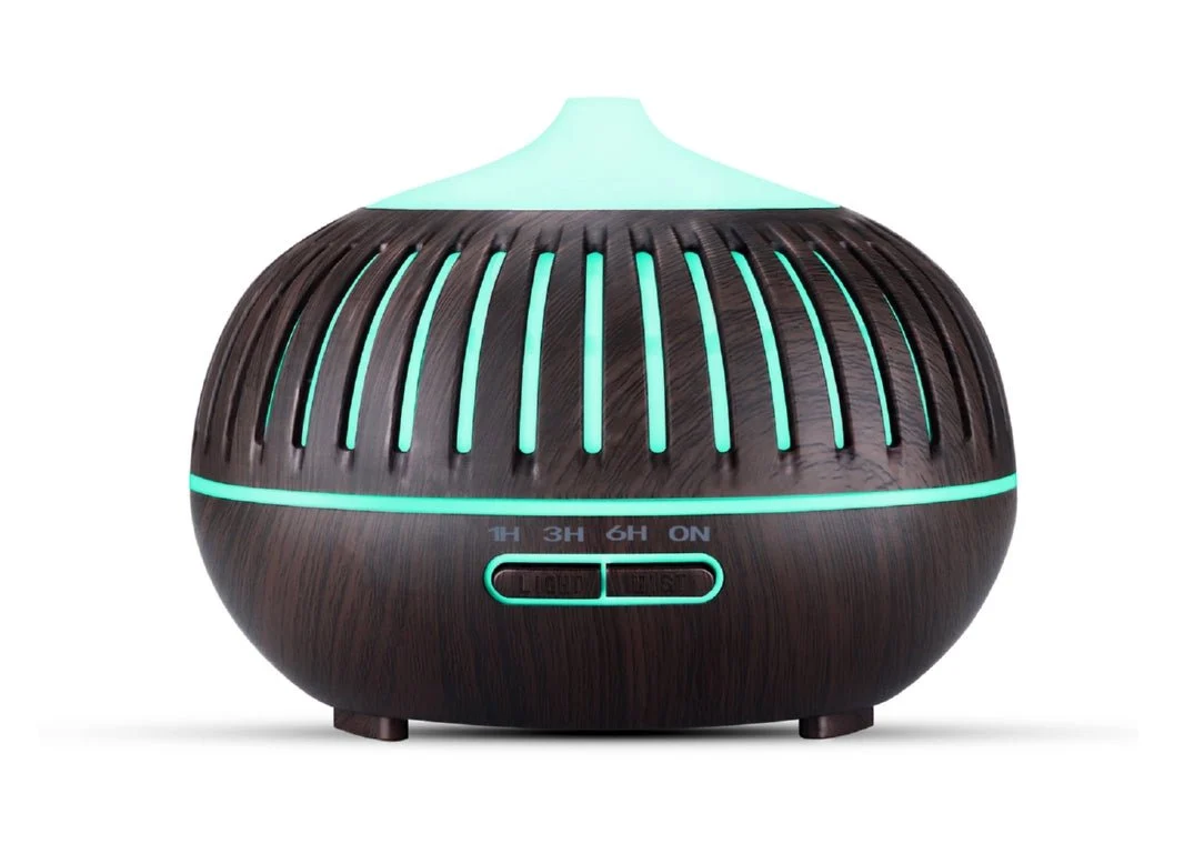 Next-Generation Dark Wood Diffuser with USB 400ml Durable