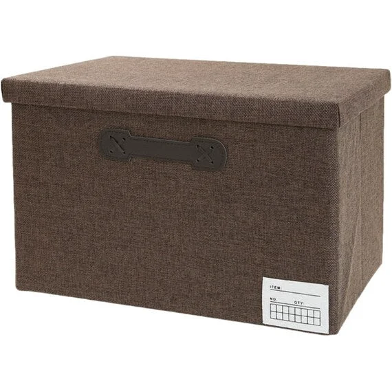 Durable STRAGE BOX FAB DBR REGULER WITH LID Smooth