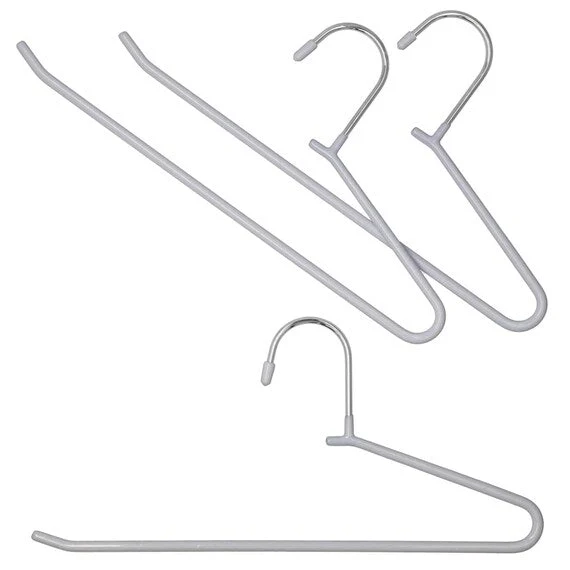 Breathable NON-SLIP TROUSER HANGER LM01 GY 3P Specialty