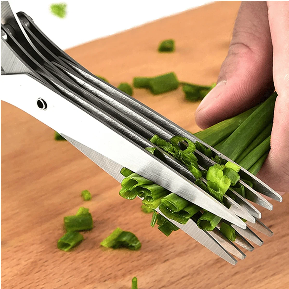 Crafted 5 Blade Herb Shears Easy-to-Use