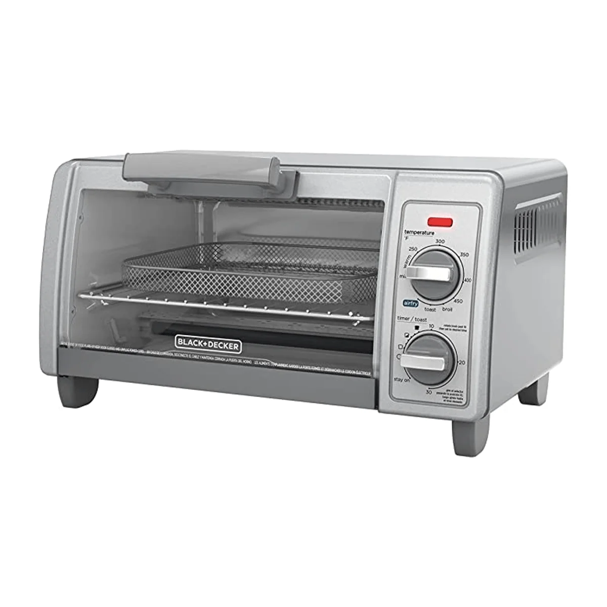 User-Friendly BLACK DECKER Crisp ‘N Bake Air Fry 4-Slice Toaster Oven Practical