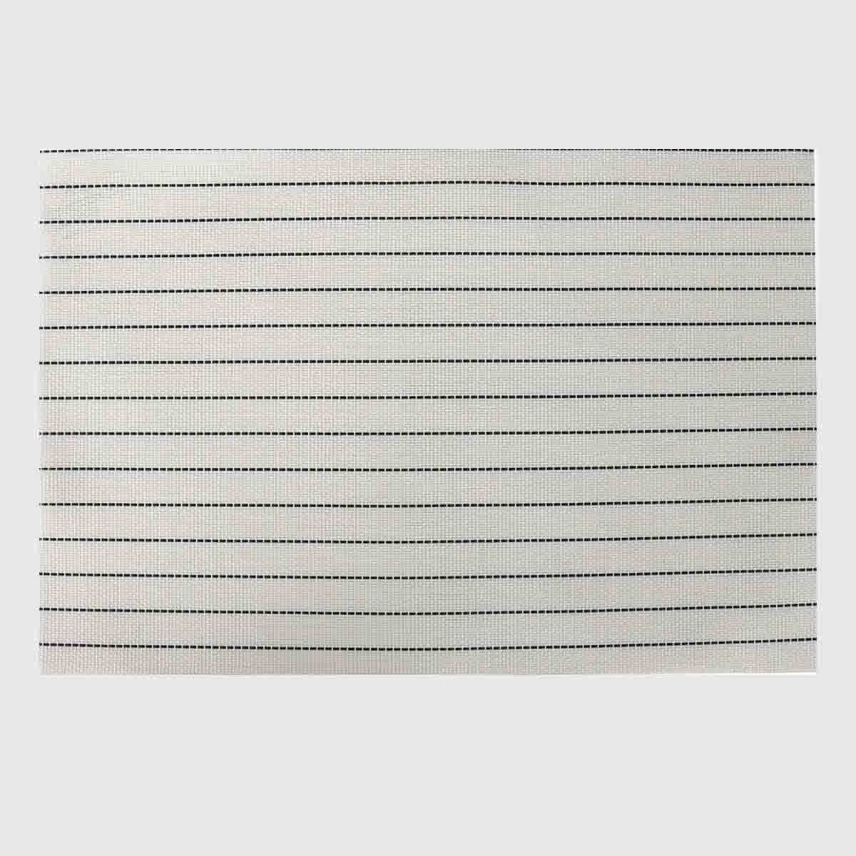 Superior Placemat Pk 4 Wht Stripe Checkered Selected