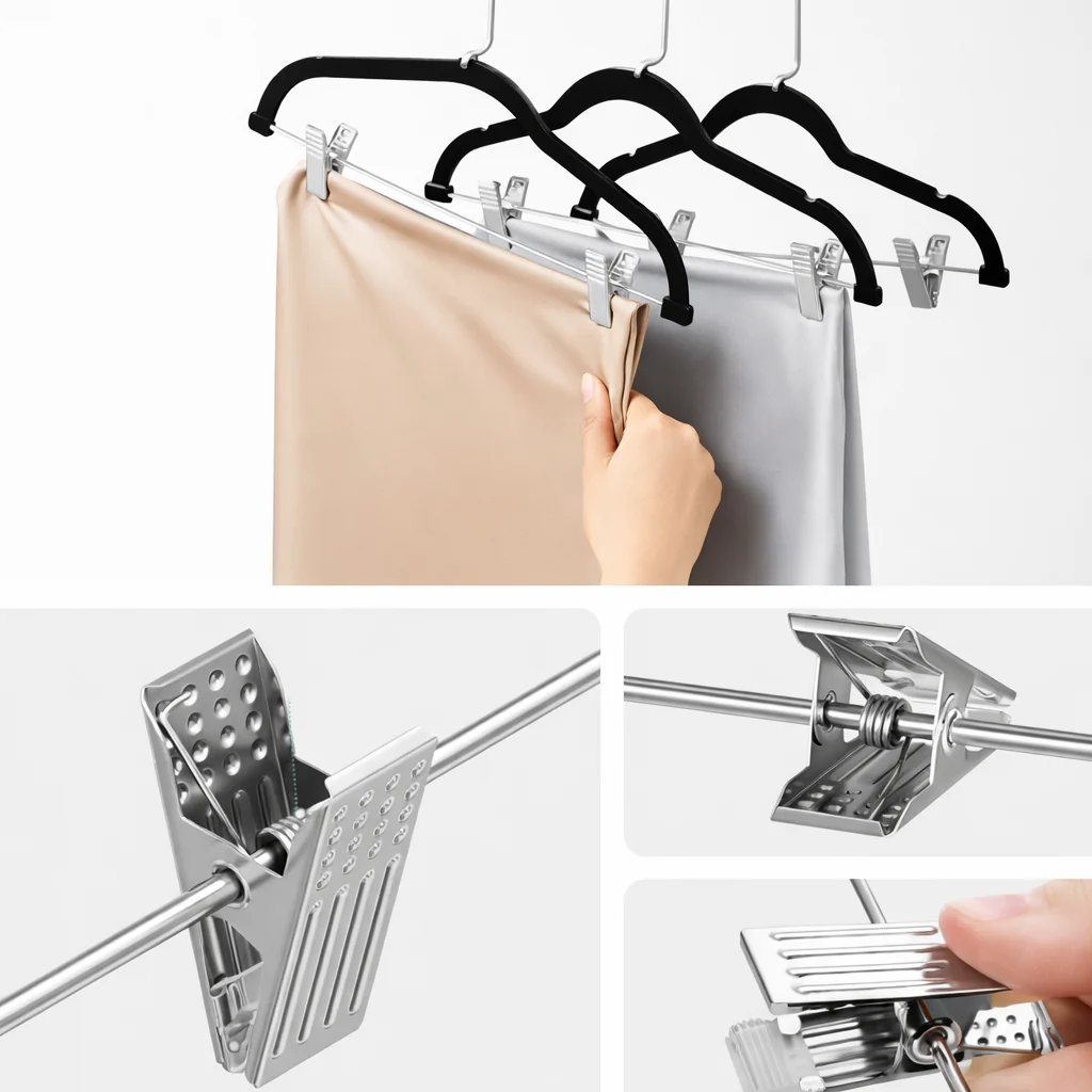 High-Quality Studio 707 – 5pk Non-slip Hangers with Clip Original