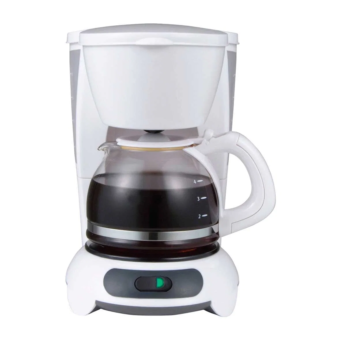 Traditional Sunbeam 4 Cup Coffeemaker White Smooth
