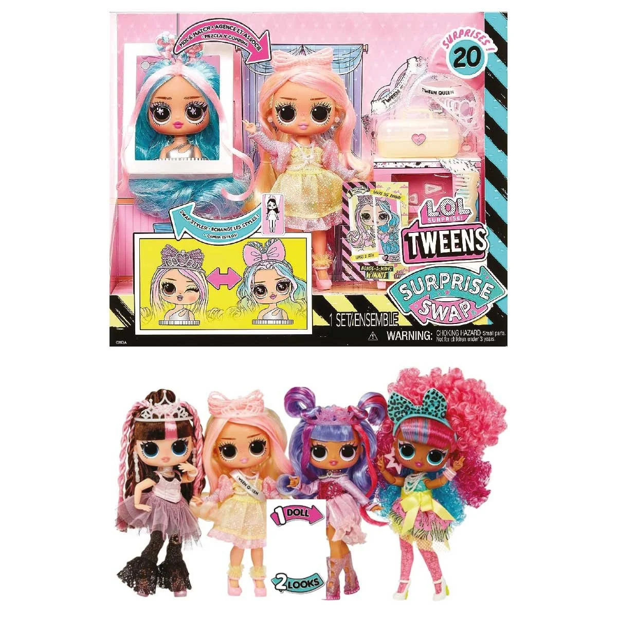Soft L.O.L Surprise Twins Surprise Swap Assorted Fashion Doll Advanced