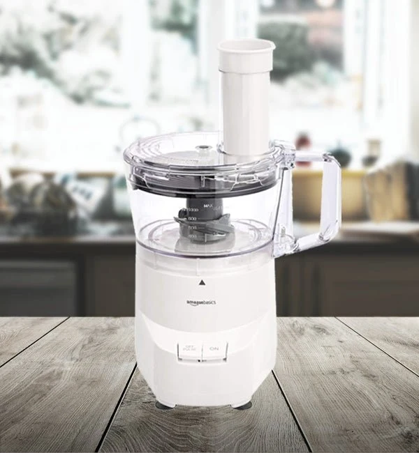 Comfortable Amazon Basics White 4-cup Food Processor Fashionable