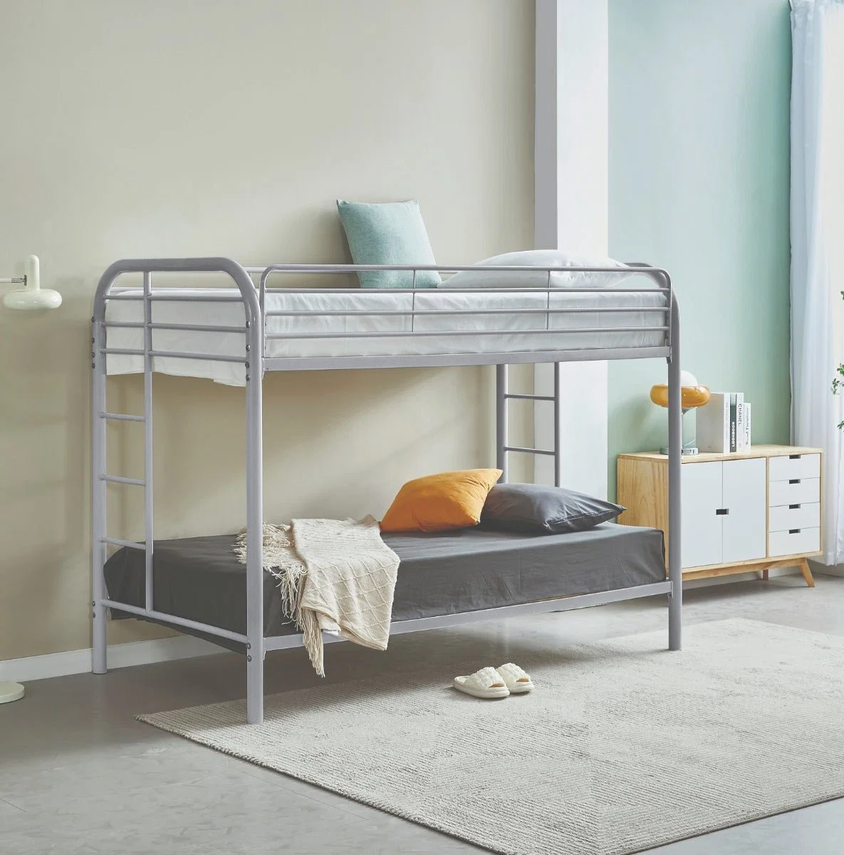 User-Friendly Atelier Du Nord – Weiss Metal Bunk Bed Sophisticated