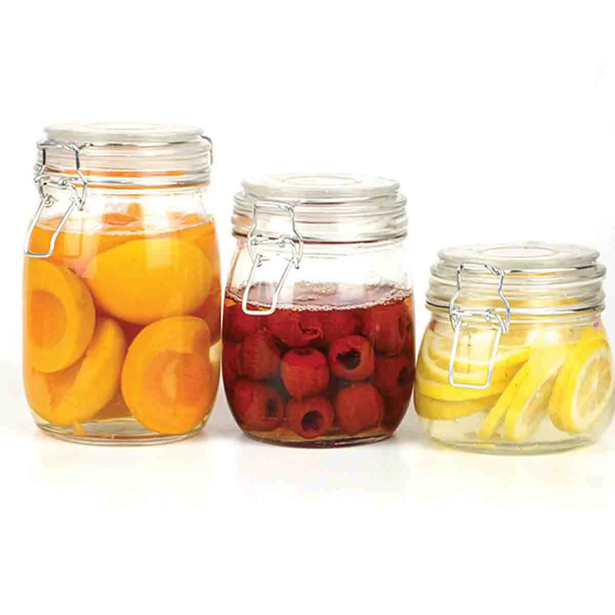 World-Class A LA CUISINE – set of 3 glass jars Original Design