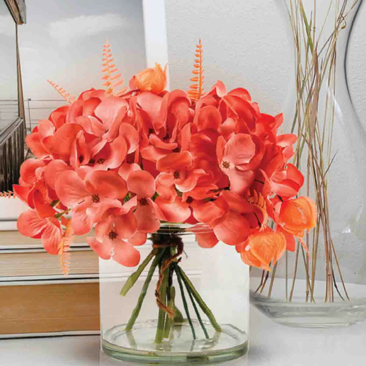 Exclusive Faux Floral Hydrangea Arrangement Certified