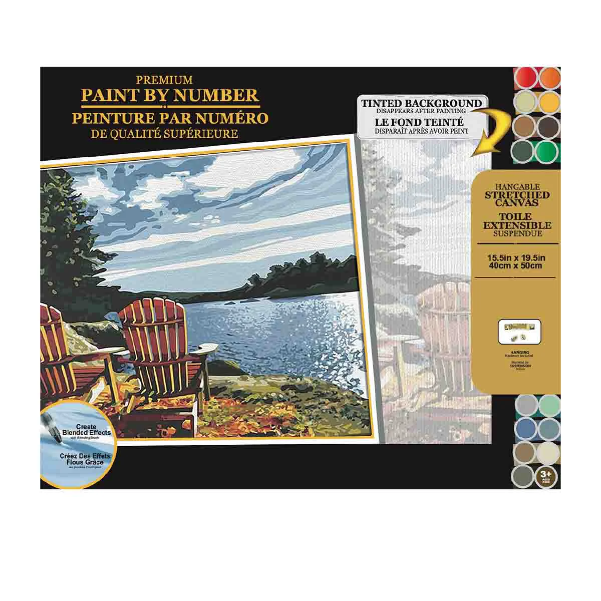Versatile Deluxe Paint By Number 40x50cm Pdq Asst Next-Generation