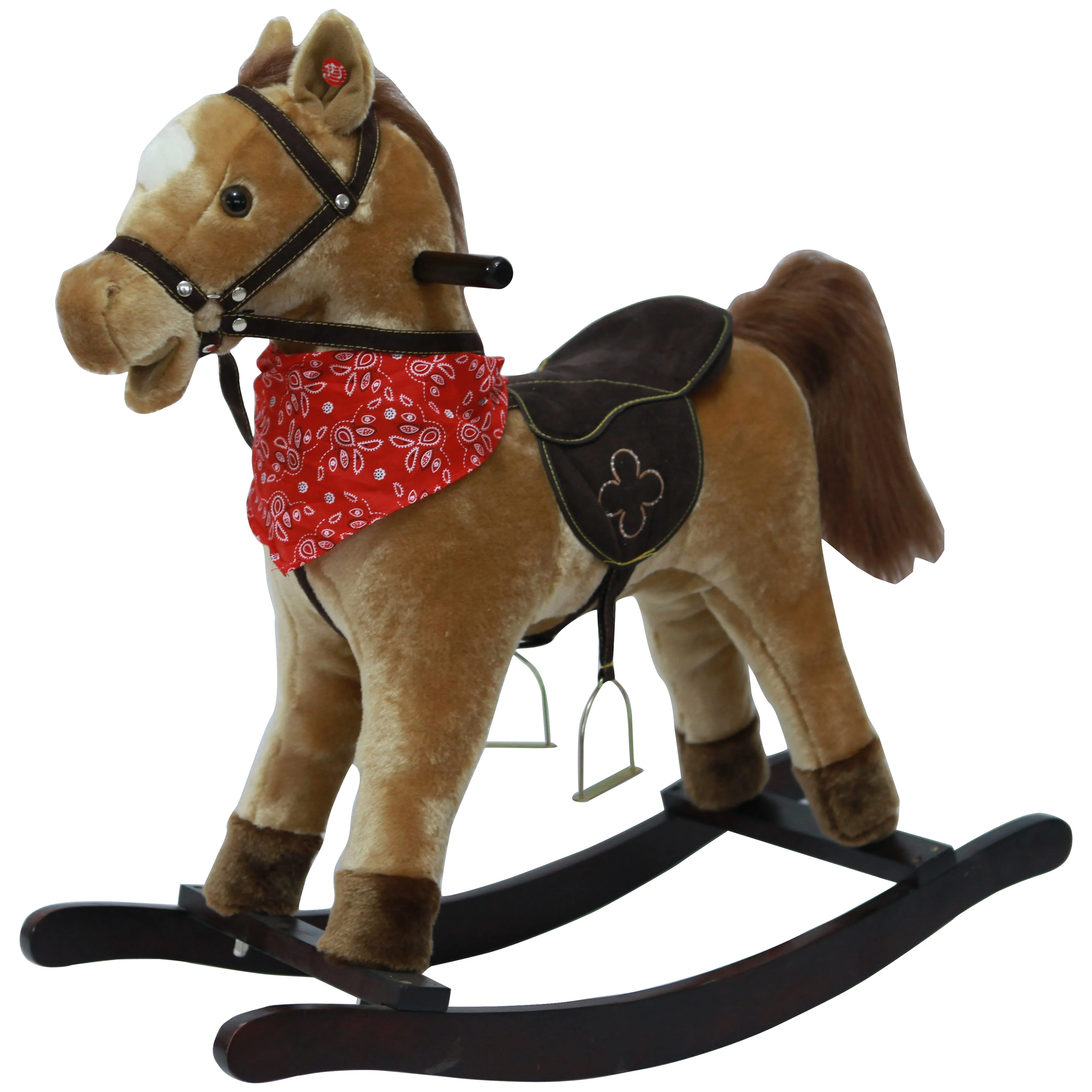 Versatile ROCKING PONY WITH DELUXE SADDLE SEAT H64CM 74X30X66CM Sustainable