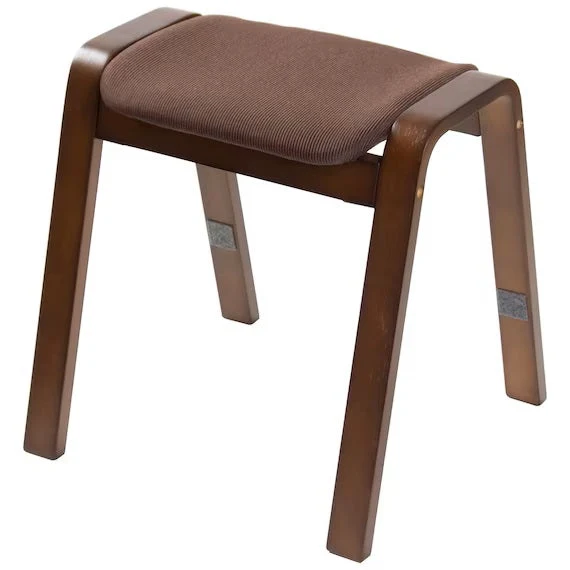 Smooth WOOD STOOL RYUK DBR Original