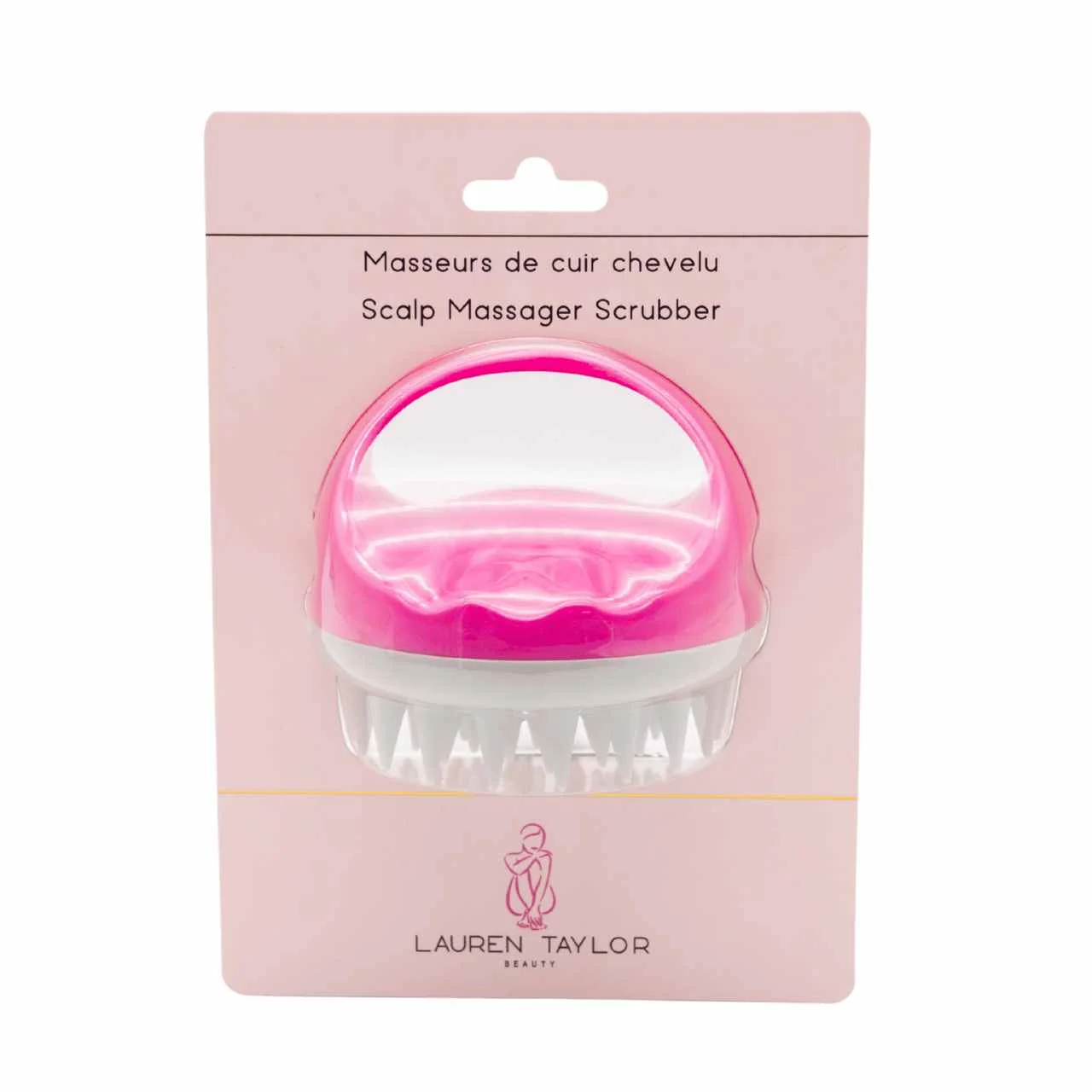 Trusted Scalp Massager Scrubber – Pink Classic