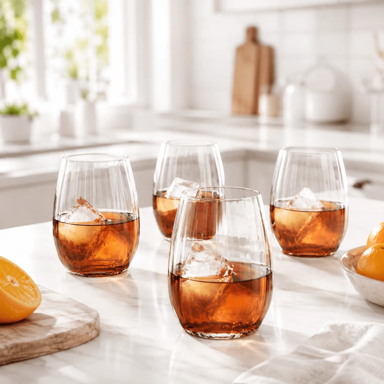 Next-Generation Piedmont Wide Stripe Tumblers – 400 ml – Set of 4 Environmentally Friendly