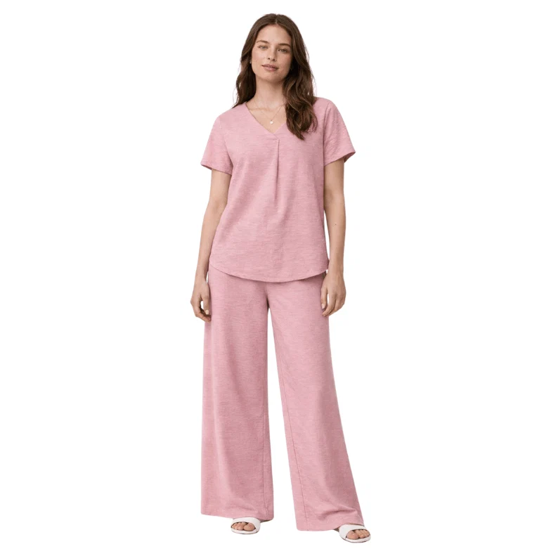 Elegant JOUJOU Airflow 2-Piece Palazzo Lounge Set Smart