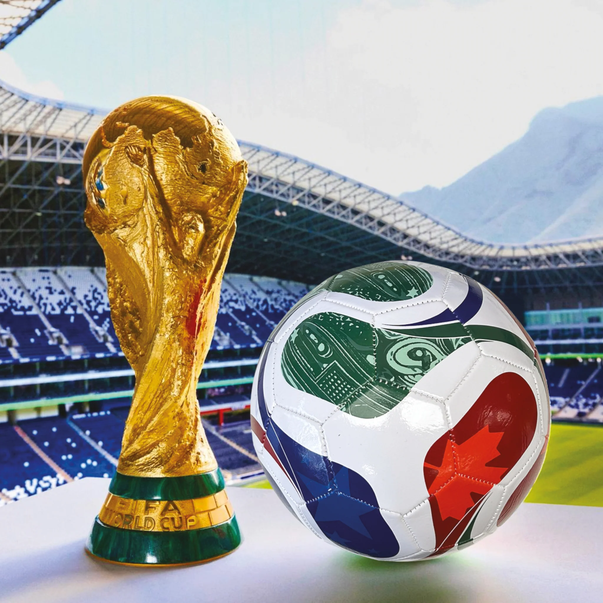 Solid World Cup-Inspired Soccer Ball Exceptional
