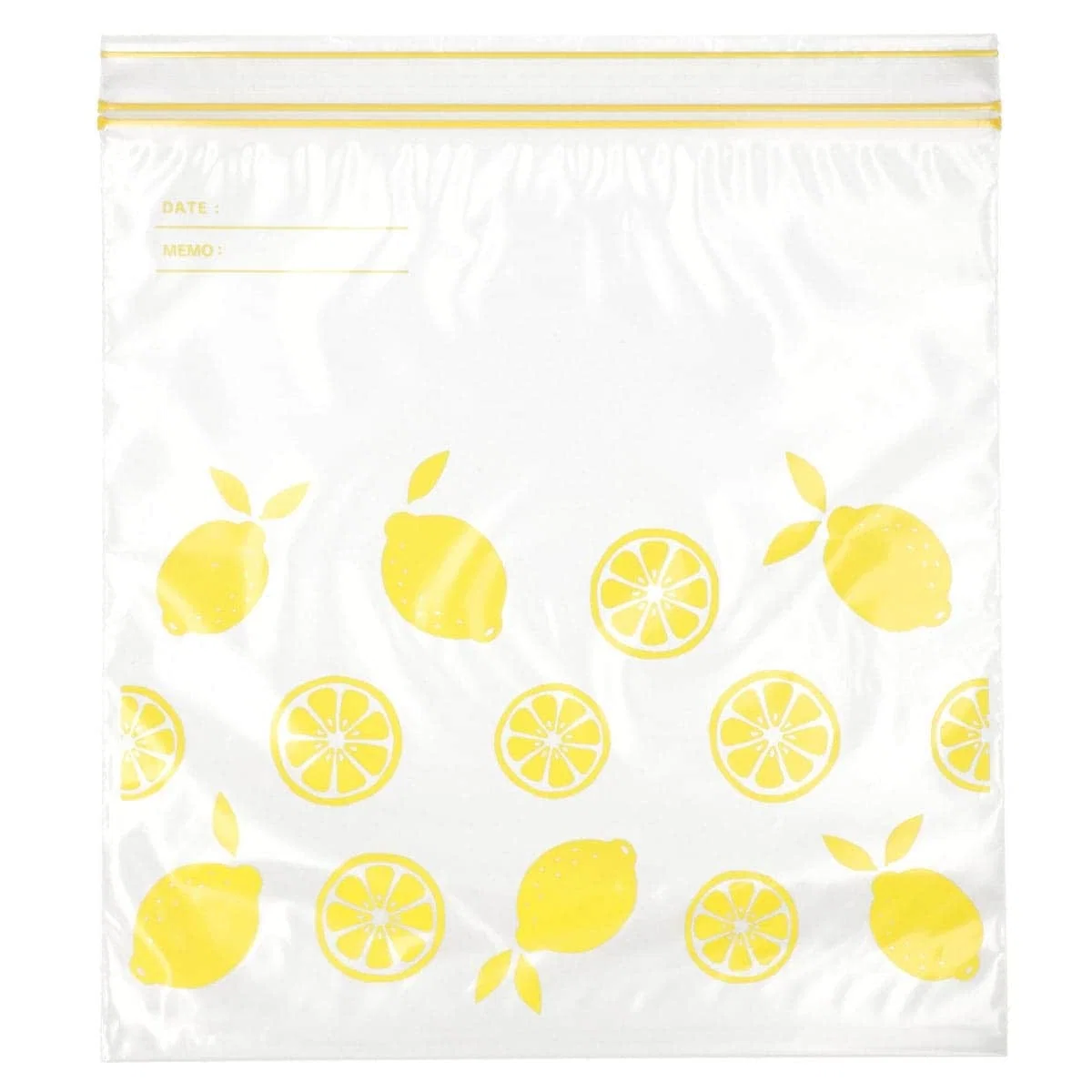 Classic ZERBAG DOUBLE ZIPPER NO GUSSET L22 TW-LEMON User-Friendly