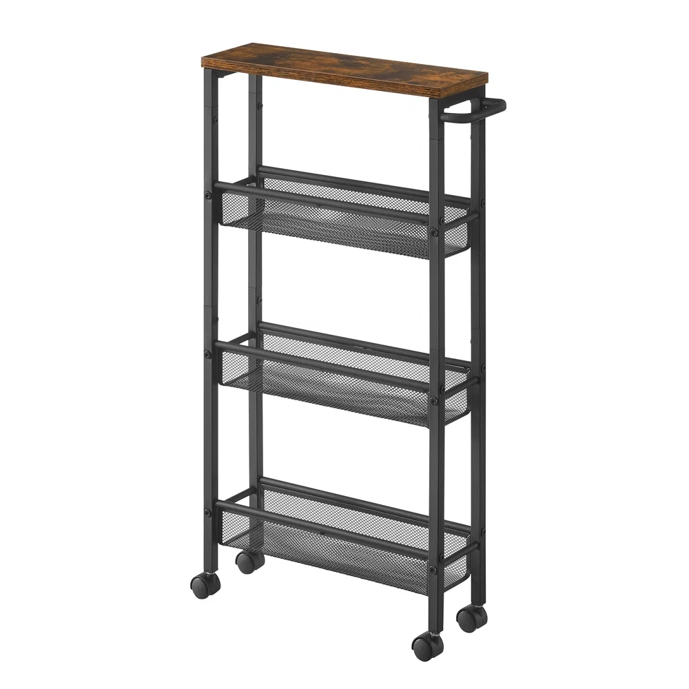 Pure VASAGLE Slim Rolling Cart with Handle Elite
