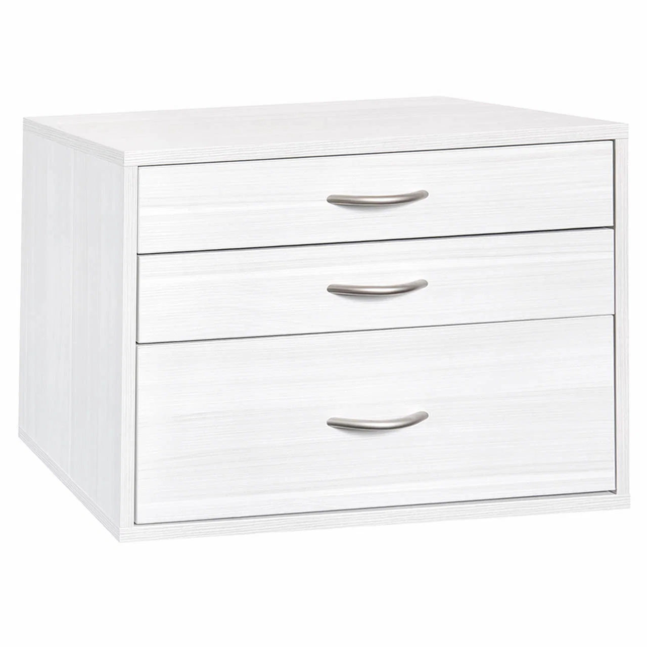 Convenient OBOX 3 DRAWER SNOWDRIFT Premium Material