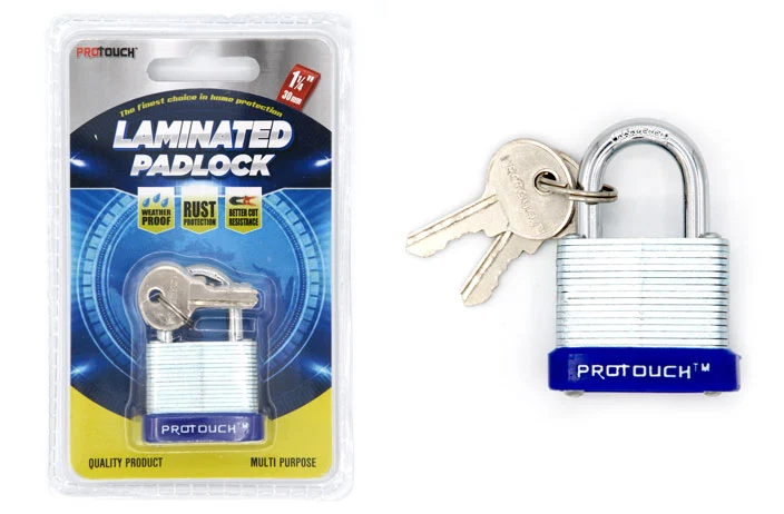 Minimalist LAMINATED PADLOCK 1.25 quot Enhanced