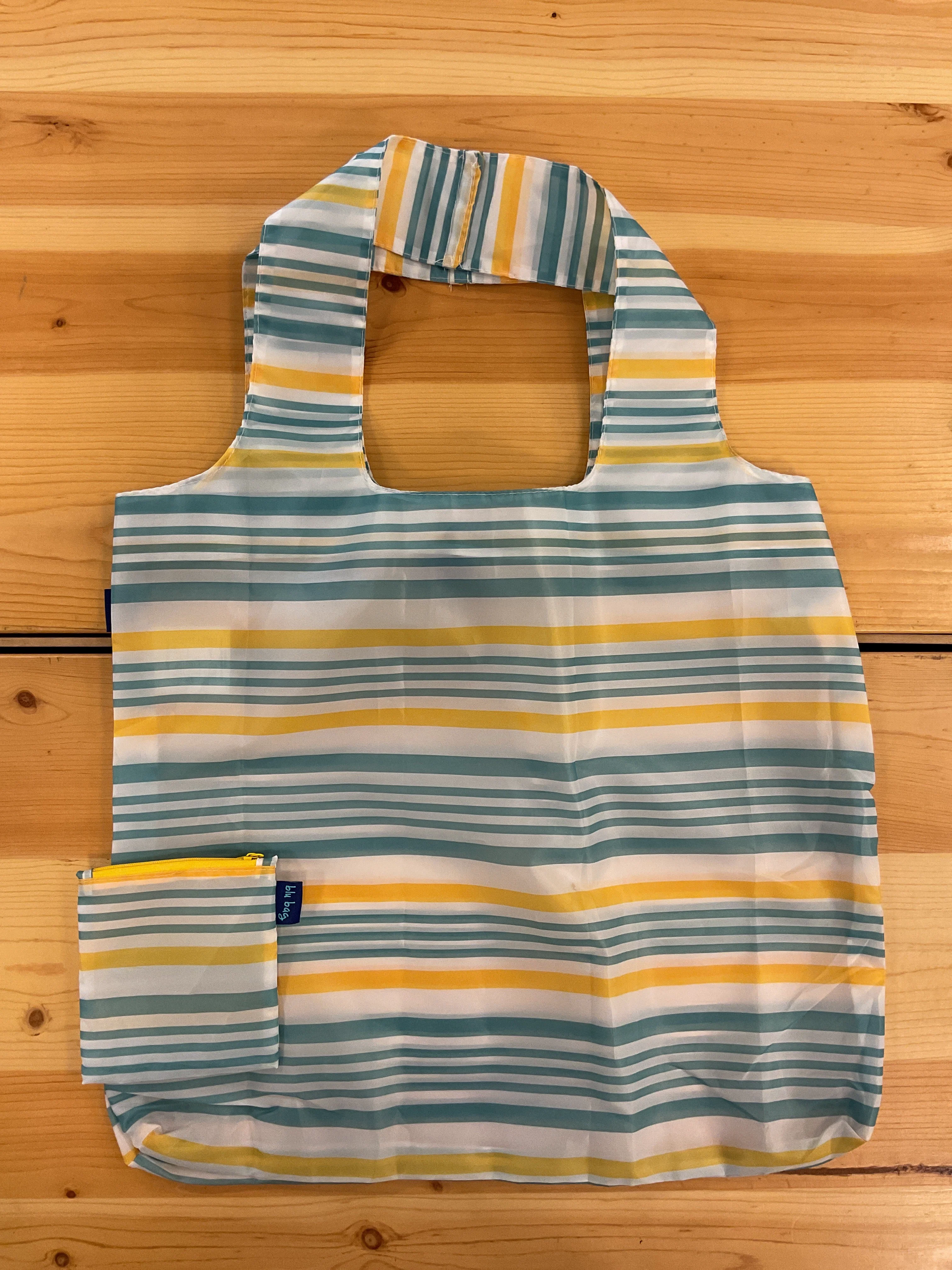 Detailed BLU BAG SUMMER STRIPE YELLOW Classic