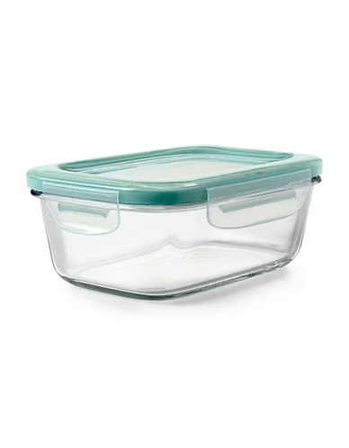 Recyclable SNAP GLASS RECT CONTAINER 3.5C Exclusive