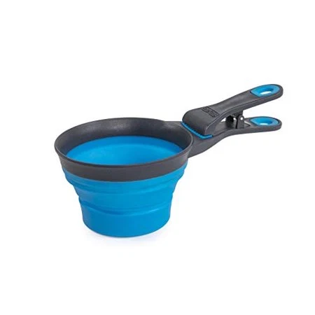 Expertly Made COLLAPSIBLE KLIPSCOOP 2-CUP PRO BLUE Breathable