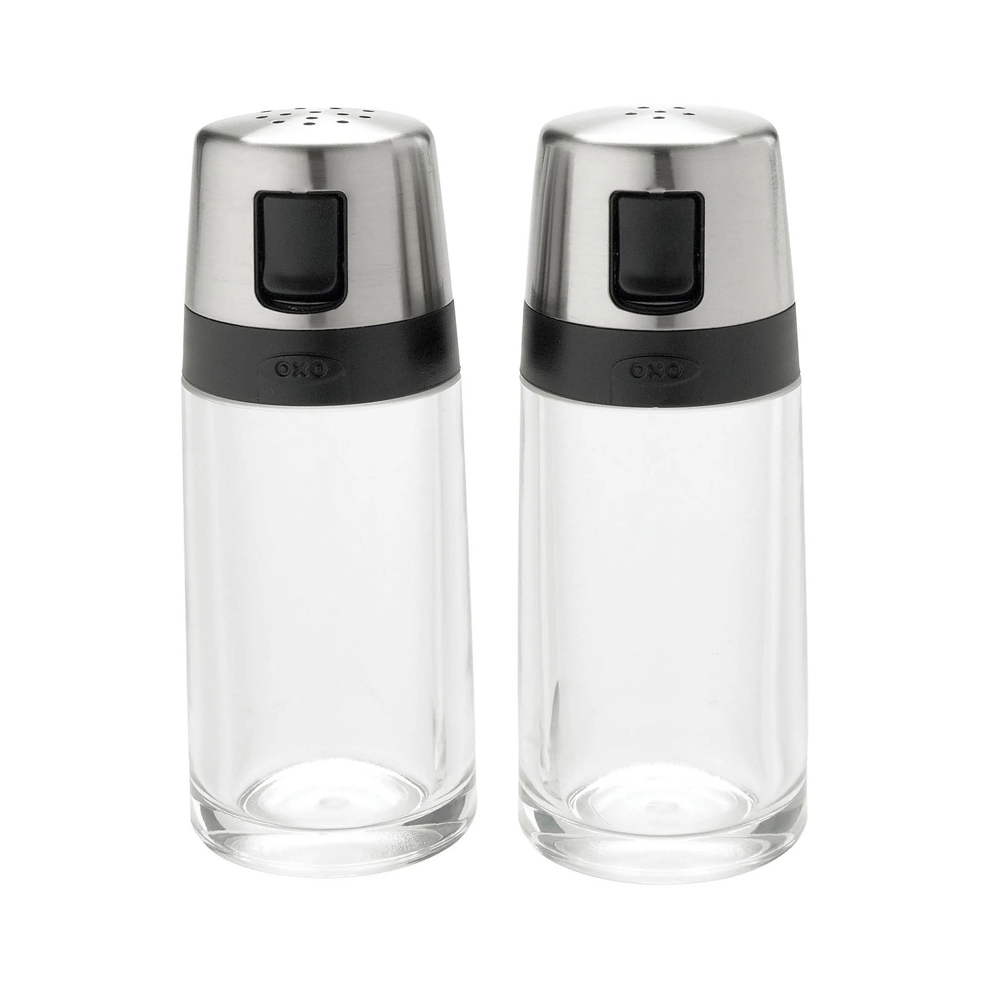 Certified OXO GG SALT amp PEPPER SHAKER POURER SET Fashionable