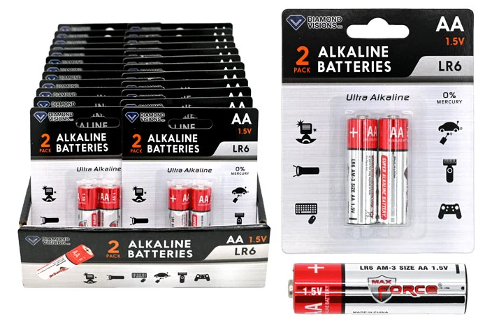 Exclusive AA ALKALINE BATTERIES 2PK Artisan