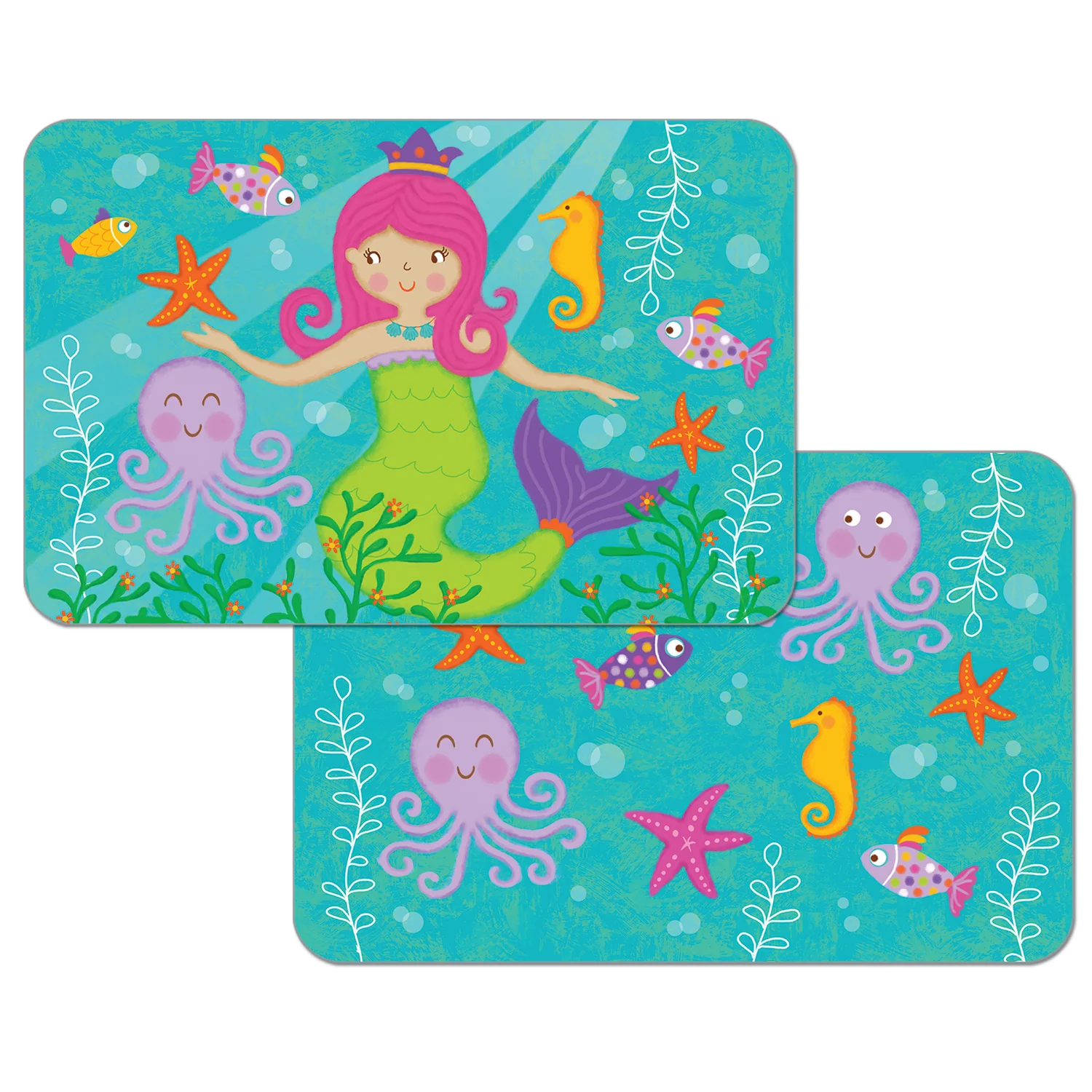 Carefully Designed REVERSIBLE PLACEMAT KID 39 S MERMAID Classic