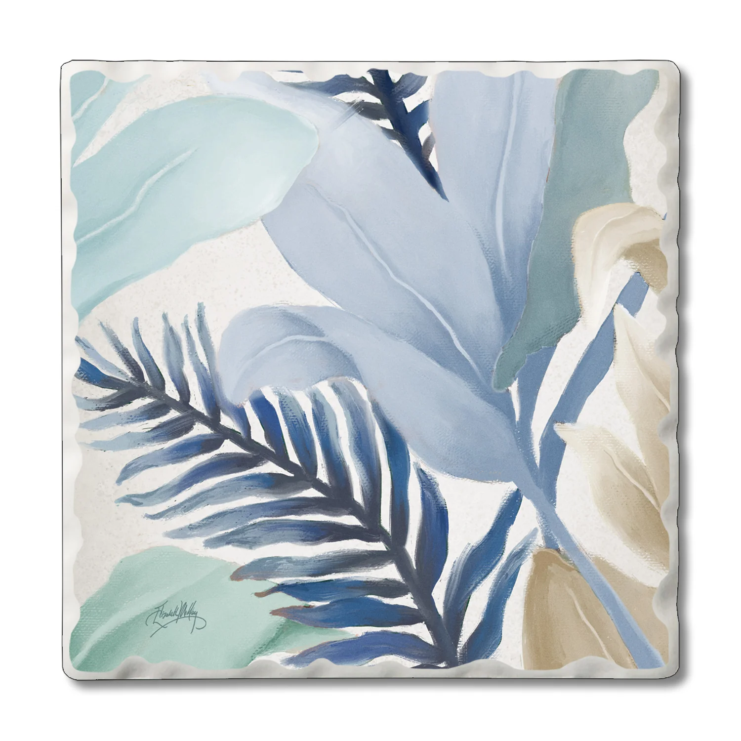 Excellent COASTER BLUE PALMS Soft