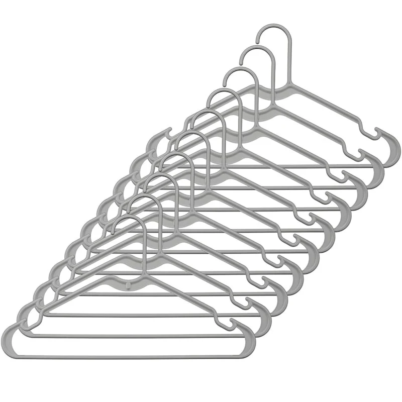 Soft HANGER TUBULAR 10PK GRAY User-Friendly