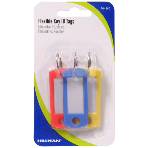 Sustainable FLEXIBLE KEY ID TAGS 3PK Fast
