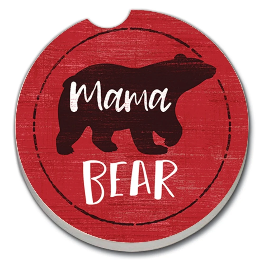Authentic CAR COASTER MAMA BEAR Genuine